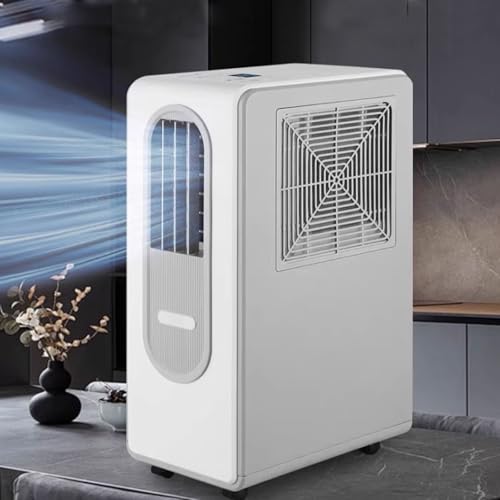 Aire acondicionado portátil, bajo nivel de ruido, 38 dB, filtro de control de aceite multicapa, enfriador silencioso sin ventanas para dormitorio, oficina