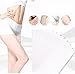 100PCS White Large Facial Body Hair Removal Non Woven Wax Strip Epilating Waxing Strips