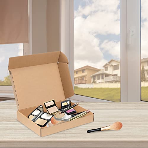 DUZCLI Small Shipping Boxes 8x6x3 Inches - Kraft Brown Corrugated Cardboard Boxes (20-Pack) for Mailing, Packing, Small Business & Gift Packaging - Recyclable & Sturdy - Thumbnail 6