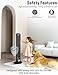 EcoNour 42-Inch Smart Tower Fan Oscillating Cooling Fan with WiFi/Alexa/Remote Control, 3 Speeds, 2 Modes, 15H Timer, LED Touch Display, Bladeless Design Fans for Bedroom & Office (Black)