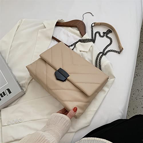 lkpoijuh Bordado Bordado Pequeñas Bolsas de Cuero Crossbody for Bolsos de Mano for Mujer Bolsos for Mujer (Color : Khaki, Size : 28cmx19.5cmx8cm) Cover