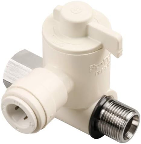 SeaTech (3561-0606) 3/8" M COMP X 3/8" F COMP X 3/8" QC Válvula de parada angular