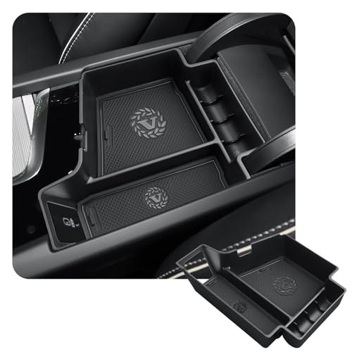 CDEFG Kompatibel mit Volvo XC60 XC90 V60 S60 V90 S90 2017-2025 2026 Mittelkonsole Armlehne Handschuhfach Aufbewahrungsbox Auto Center Console Organizer Tray XC60 XC90 Zubehör