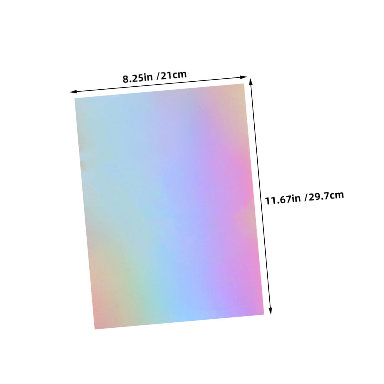 Homoyoyo 60piezas Cartulina De Espejo Holográfica Papel Metalizado Para Manualidades Materiales Para Scrapbooking Para Proyectos Infantiles y Decoración Festiva