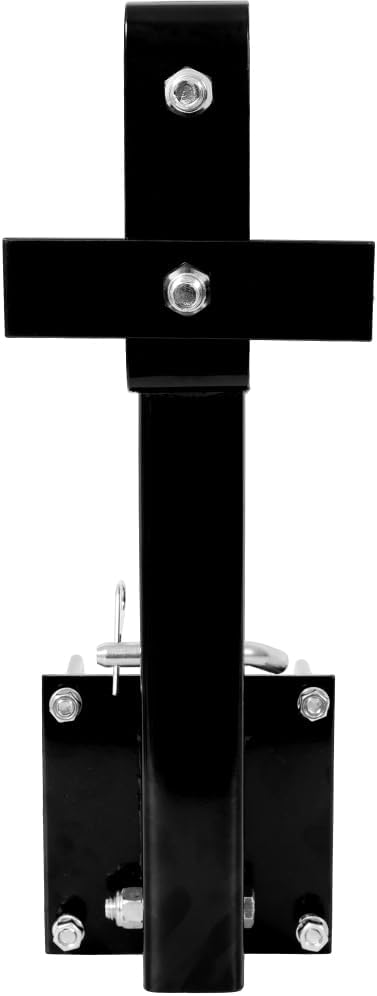 RV Spare Tire Mount, Trailer Spare Tire Carrier for 4" Bumpers, Strength Steel Construction