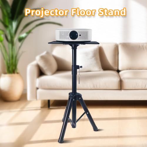 Image of SHOPEE Adjustable PA DJ Speaker Stand - Tripod Floor Stand with Adjustable Height for Professional Audio Equipment Black Speaker Stand