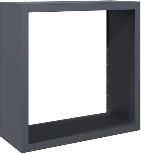 vidaXL Portant de bois de chauffage anthracite 100x40x100 cm aci 