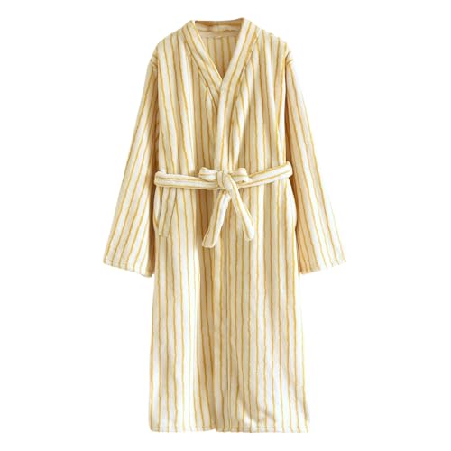 Peignoir Femme Long En Polaire épaisse - Chaud Et Doux Pour L'automne Et L'hiver, Confort Maison