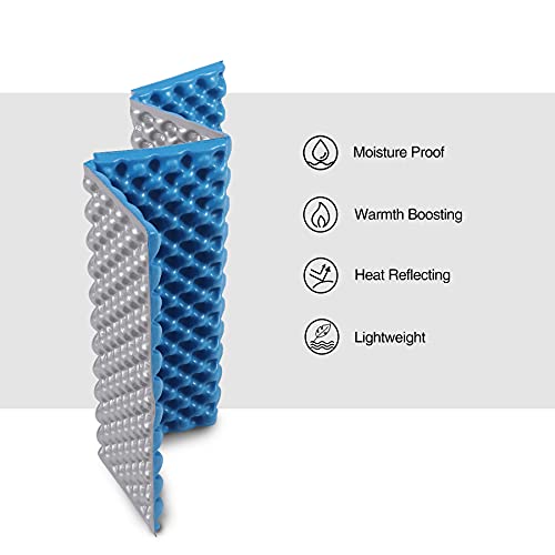 REDCAMP Ultralight Foam Backpacking Sit Pad, Hiking Stadium Seat Pad, Blue by REDCAMP - Used condition - Image 5
