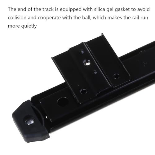 Guías para cajón de teclado ajustables y robustas con rodamiento de bolas 4
