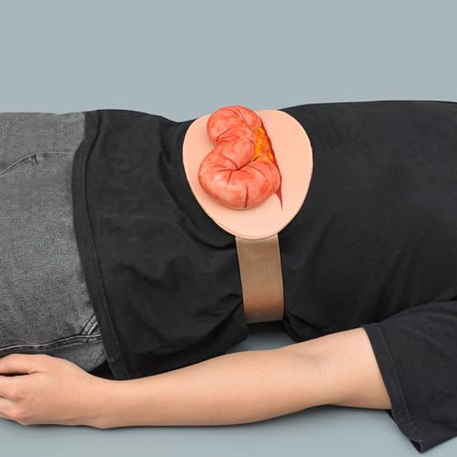 Image of Eviscerated Intestine Simulator, Open Abdominal Wound Packing Trainer, Large Intestine Simulator for Wound Care Practice, Medical Education Tools