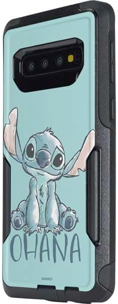 Skinit Decal Phone Skin Compatible with OtterBox Commuter Galaxy S10 - Officially Licensed Disney Lilo and Stitch Ohana Design