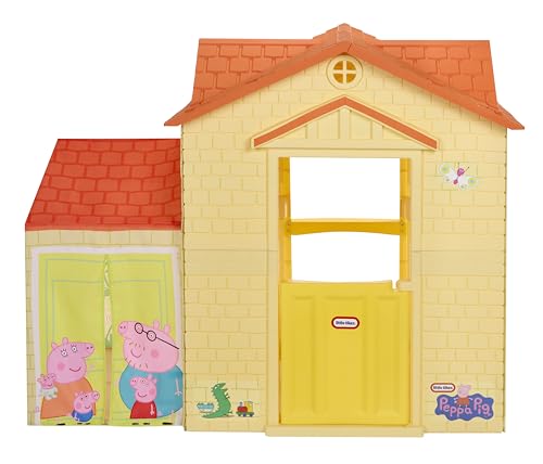 Little Tikes Peppa Pig Playhouse Indoor & Outdoor with Working Doors and Tunnel for Boys and Girls Ages 3+