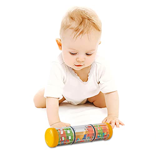 Rainmaker, 8 Inch Rain Stick Musical Raindrops Sound For Kids Baby Musical Shake Rattle,Hand Shaking Sensory Tubes Music Early Education Instrument #TOP5