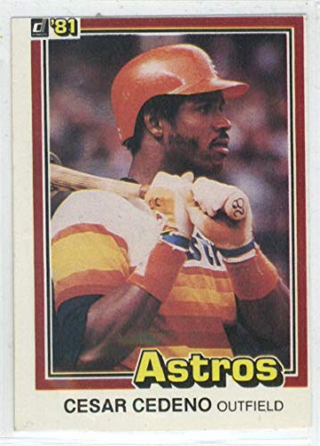 Baseball MLB 1981 Donruss #263 Cesar Cedeno NM-MT Astros