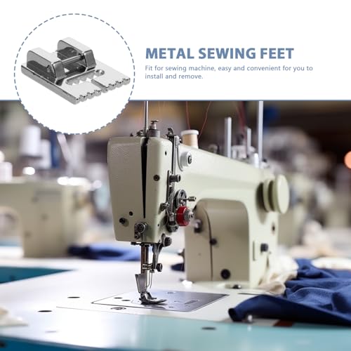 4 piezas de pies prensatelas de metal para máquina de coser miniatura 3
