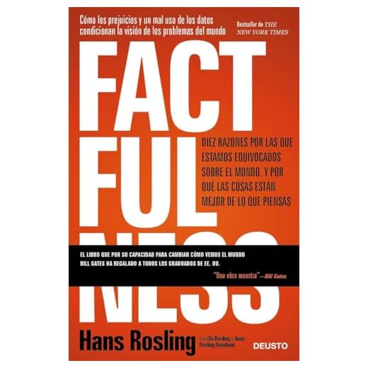 Factfulness: Diez razones por las que estamos equivocados sobre el mundo. Y por qué las cosas están mejor de lo que piensas (Deusto)