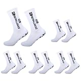 6 Pares Calcetines Futbol Antideslizantes, Calcetines Suaves Deportivos