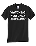LIKE A HAWK - BLACK T SHIRT