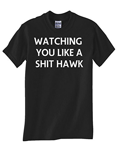 LIKE A HAWK - BLACK T SHIRT