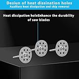 20 Pcs Diamond Cutting Wheel Cut Off Discs for Dremel Diamond Cutting Discs(22 mm) for Dremel Rotary Tool Accessories, Metal Stone Glass Cuttings Discs Disks, with 4 Pcs 3mm Mandrels, 1 Screwdriver - Image 4