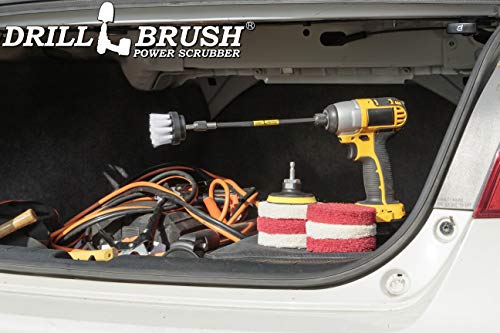 Cleaning Supplies - Drill Attachment - Drill Brush - Drill Power Scrubber Pads - Scrub Brush - Bathroom - Shower Cleaner - Shower Door - Tub - Bath Mat - Bathroom Sink - Vinyl Flooring - Scrub Pads #TOP5