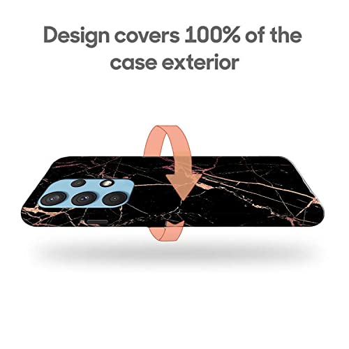 Image of COLORflow Back Cover Compatible with Samsung Galaxy A53 5G | Beautiful Black Golden Marble | Designer Printed Hard CASE Bumper Back Cover Compatible with Samsung Galaxy A53 5G