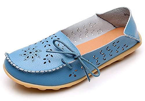 Image of VenusCelia Women's Breathable Comfort Walking Office Flat Loafer
