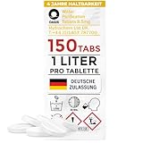 Wicked Chili Travel Wasseraufbereitung Trinkwasser (150 Tabletten je 1 Liter) Wasserentkeimung & Trinkwasseraufbereitung - für Wandern & Campen, Notfallrucksack Reiseapotheke, Notfall Ausrüstung