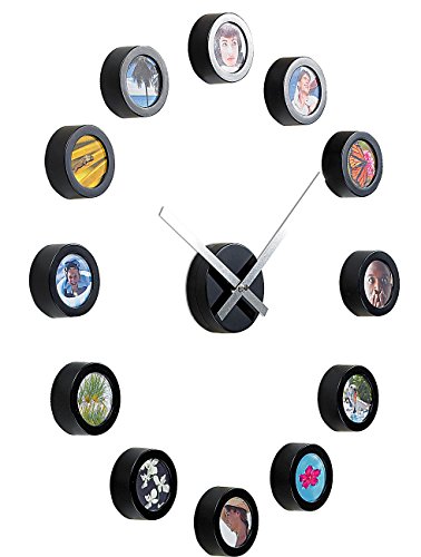infactory Horloge Murale Personnalisable 12 Photos