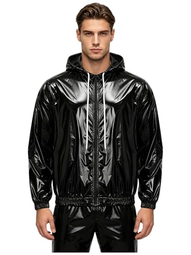Sweat capuche combinaison athlétique homme pour jogging sport et chasse zippé