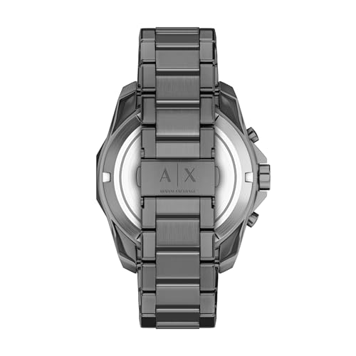 Image of Armani Exchange A|X Dive-Inspired Stainless Steel Watch for Men