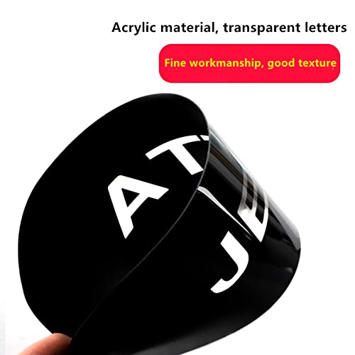 Jeyoda For Accord High Brake Light Sticker Acrylic Projection Board Decal Top Tail Light Stickers Car High Mounted Decorative Emblems For 10Th Accord (Acrylic Hard Film) #TOP1