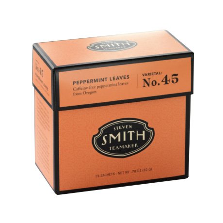 Steven Smith Teamaker - Herbal Infusions Tea Peppermint Leaves No. 45 - 15 Tea Bags Net Wt .78 Oz #TOP11