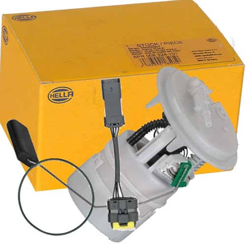 HELLA 8TF 358 106-921 Fuel Feed Unit - Electric - 4-pin connector - with seal/with fuel sender unit - with vehicle-specific adaptor