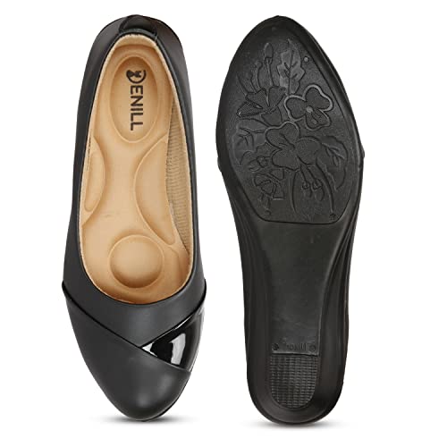 Denill-Women-Soft-Bottom-Wedge-Heel-Ballet-Flats