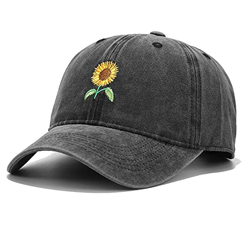 Image of XYIYI Vintage Washed Distressed Baseball Cap Adjustable Cotton Dad Hat for Women Men