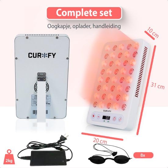 Lampada a infrarossi - Lampada per terapia a infrarossi per muscoli, articolazioni e omaggi - Blocco 100% UV - Lampada al collagene - Promuove la circolazione sanguigna - Fibromialgia -