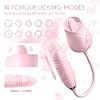 Vibrateirs for Women Today Adult, Rose Viboatorr with Tongue, Women Viboators Toys Powerful 2025 Enhanced Rose Vibratoer Stimulator 10 Speed for Womens Y25J138 #2