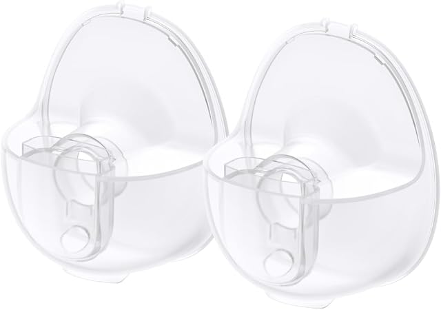 eufy Original Milk Container (2-Pack) for Wearable Breast Pump E10, BPA-Free Reusable Breast Pump Container Collects Up to 5 oz (150 ml) Each, Fridge and Freezer-Safe