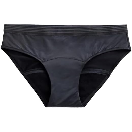 Libresse Calcinha Lavável, Calcinha Absorvente Menstrual, Biquini, Preto - P