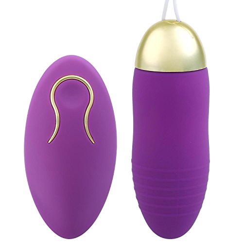 Tophacker Potente Huevo De Bala Vibratoria para Parejas De Mujeres 10 Modos De Control Remoto Inalámbrico De Bajo Ruido De Frecuencia Frenquency