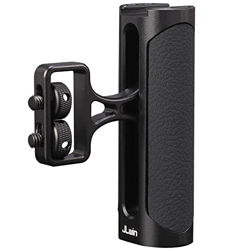 Hersmay Mini Side Handle Universal Side Handle Grip Camera Handle (1/4 Inch - 20 Screws) for Camera Cage, Black