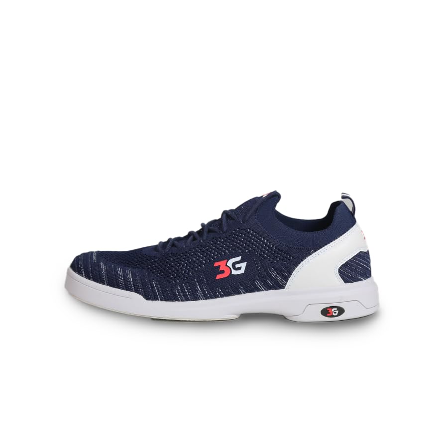 3G Ascent Blue Right Handed Bowling Shoes (Blue, US Footwear Size System, Adult, Men, Numeric, Medium, 9.5)