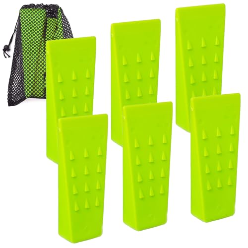 AR-PRO 6 Pack Tree Felling Wedges with Dogs