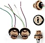 iJDMTOY 7440 7443 Wiring Harness Sockets Compatible With LED Bulbs, Turn Signal Lights, Brake Lights