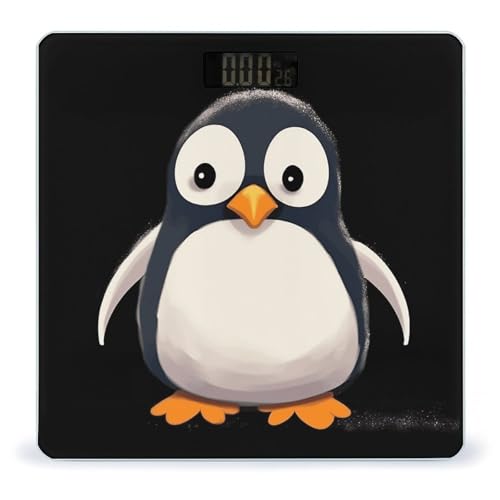 Báscula Digital Cute Penguinm2 para Baño con Pantalla LCD miniatura 1