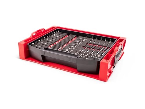 Coffret de douilles TEKTON 75 pièces complet avec rack de rangement pour atelier - 3