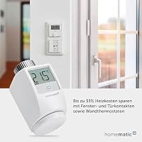 Homematic IP Access Point 2 + 2X Heizkörperthermostat, Smart Home, digitaler Thermostat Heizung, Steuerung per App, Alexa, Google Home, einfache Installation, Energie sparen – Ansicht 9
