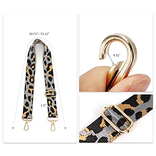 Image of TANOSII Wide Purse Strap Adjustable Replacement Shoulder Crossbody Strap Handbag Strap